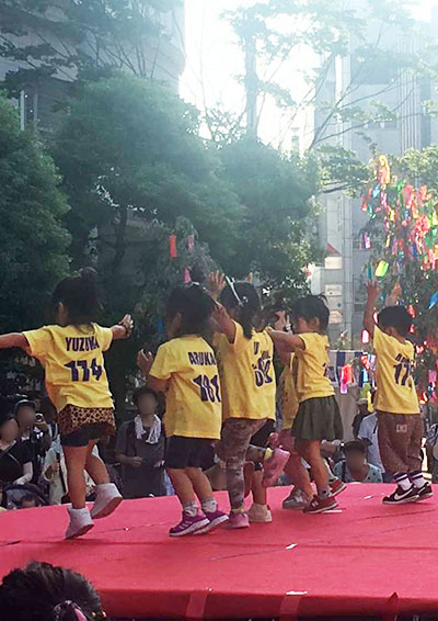 橋本七夕祭りにリトルキッズ