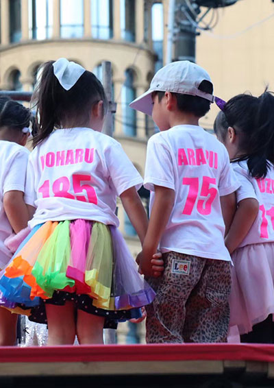 橋本七夕祭りにリトルキッズ